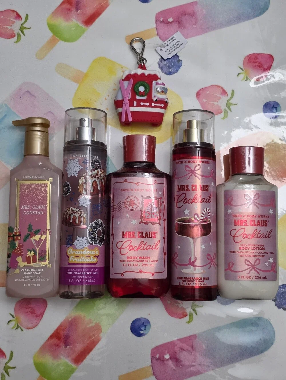 Bath & Body Works Mrs. Claus' Cocktail 6 Piece Body Care Gift Set NEW